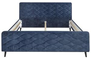 ČALOUNĚNÁ POSTEL, 180/200 cm, textil, kompozitní dřevo, tmavě modrá MID.YOU - Čalouněné postele, Online Only