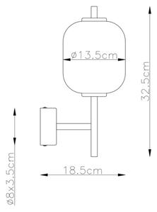 Globo 15217W - LED Nástěnné svítidlo EWALD LED/7W/230V