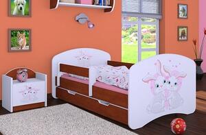 Dětská postel Happy Babies - zamilovaní králíčci