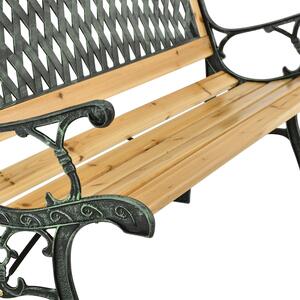 FurniGO Zahradní dřevěná lavice Pisa