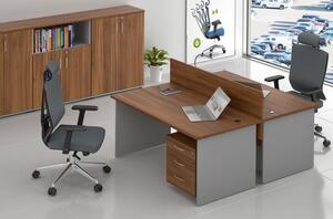 Rauman Kancelářský stůl Visio LUX K 160x70/100 cm levý Barva: Dub