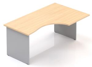 Rauman Kancelářský stůl Visio LUX 160x70/100 cm pravý Barva: Ořech