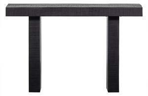 Černý Odkládací stolek Balk 76 × 120 × 40 cm BASICLABEL