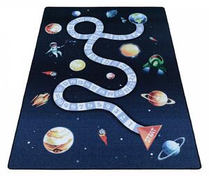 Ayyildiz, Dětský kusový koberec Play 2910 navy | Vícebarevná Typ: 140x200 cm
