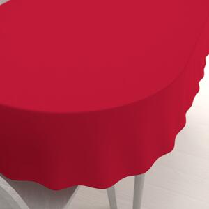 Biante Dekorační oválný ubrus Rongo RG-060 Červený 100x140 cm