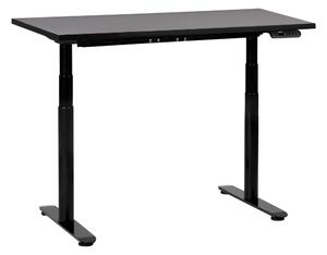 Elektricky výškově nastavitelný pracovní stůl DESTINAS Černá 120 cm 72 cm