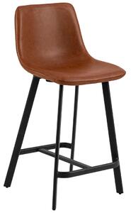 FLHF Barová židle Gatto, hnědá/černá