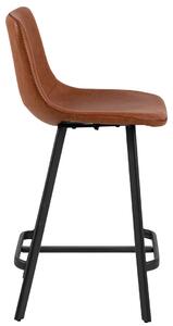 FLHF Barová židle Gatto, hnědá/černá