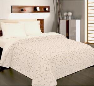 Forbyt Oboustranný přehoz na postel Indiana šedobéžová Barva: béžovošedá, Velikost: 140 x 220 cm