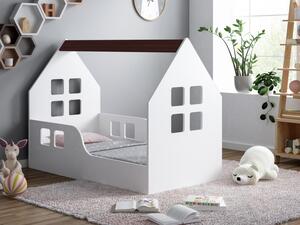 Dětská domečková postel HAPPY HOUSE - Okno 1 - 140x70 cm (12 barev) + matrace ZDARMA