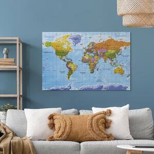Obraz Mapa světa: Orbis Terrarum