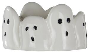 HALLOWEEN Svícen na sloupovou svíčku duchové