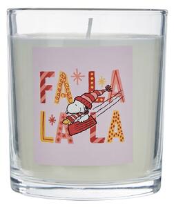 PEANUTS Vonná svíčka "FaLaLa" - růžová