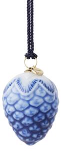 Vánoční ozdoba Blue Collectibles Pinecone 5,5 cm