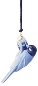 Vánoční ozdoba Blue Collectibles Titmouse 8 cm