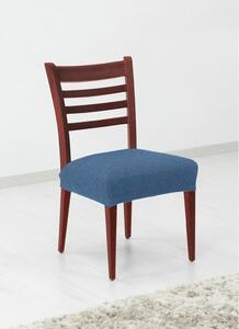 Forbyt Potah elastický na sedák židle, komplet 2 ks Denia, modrý