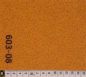 PVC podlaha Flexar PUR 603-08 oranžová - Rozměr na míru cm