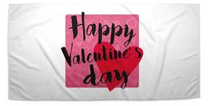 Sablio Ručník Happy Valentine’s day - 30x50 cm