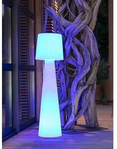 Přenosná exteriérová stojací LED lampa s proměnlivou barvou Lady, stmívatelná