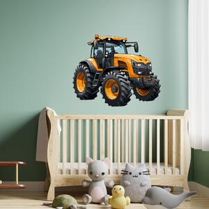 PIPPER. Textilní samolepka na zeď "Traktor"