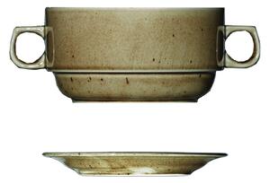 Šálek na polévku s podšálkem, souprava COUNTRY RANGE, objem: 46 clvýška: 6,5 cm, výrobce G. Benedikt