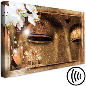 Obraz Buddhovy oči (1-panel) na šířku