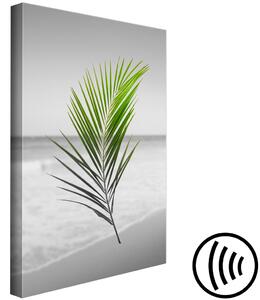 Obraz Zelená palmová větvička (1-dílný) vertikální