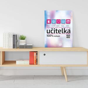 Sablio Dárková cedulka Učitelka: 30x40 cm