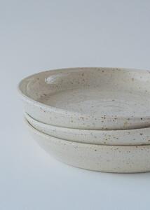 Keramika Koller Tečkovaný talíř vysoký okraj