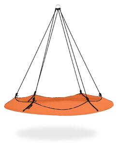 Hamaka Houpačka Hangout Pod SET oranžový (černá lana a stojan)
