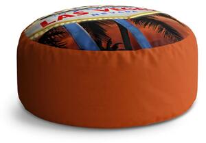 Sablio Taburet Circle Fabulous Las Vegas: 38x48 cm