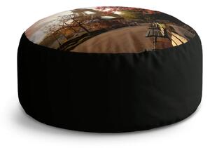 Sablio Taburet Circle Eiffelova věž a červený strom: 38x48 cm
