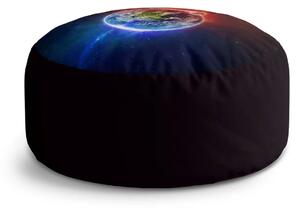 Sablio Taburet Circle Planeta Země: 38x48 cm