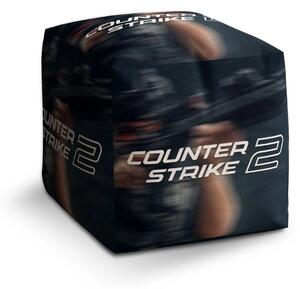Sablio Taburet Cube Counter Strike 2 Voják 2 - 40x40x40 cm
