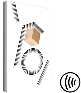 Obraz Dřevěná kostka (1 kus) vertikální