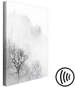Obraz Stromy v mlze (1-dílný) vertikální