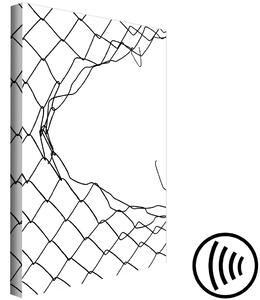 Obraz Roztrhaná síť (1 panel) vertikální