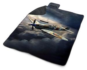 Sablio Plážová deka Stíhačka Spitfire: 200x140 cm