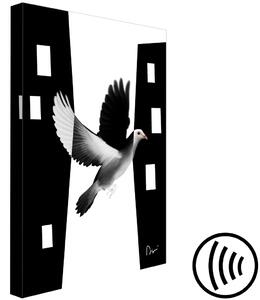 Obraz Bílá holubice (1 panel) vertikální