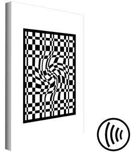 Obraz Deformovaná šachovnice (1 kus) vertikální