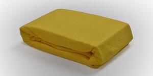 Stanex Froté napínací prostěradlo žluté Barva: ŽLUTÉ, rozměr: 90 x 200