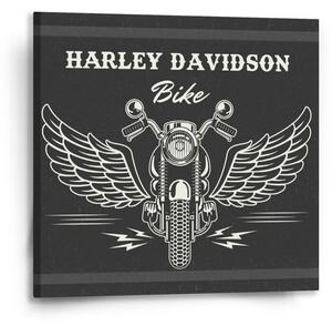 Sablio Obraz Harley-Davidson S křídly - 50x50 cm