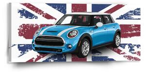 Sablio Obraz Mini sedan Britská vlajka - 110x50 cm