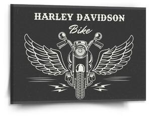 Sablio Obraz Harley-Davidson S křídly - 150x110 cm