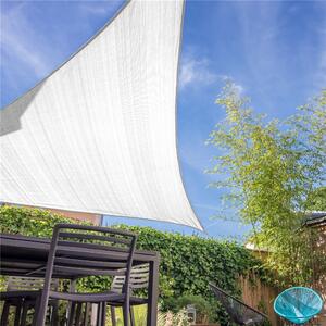 Stínící plachta COMO čtvercová bílá 3,6x3,6m Exteriér | Zahradní stínění | Stínící plachty