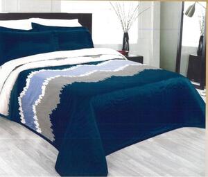 Forbyt Oboustranný přehoz na postel Celine hnědý Velikost: 240 x 260 cm