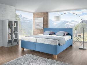 Čalouněná postel s úložným prostorem včetně polohovacího roštu VIVAT Plocha spaní 180x200
