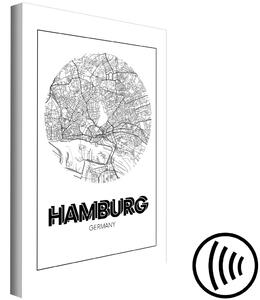 Obraz Retro Hamburk (1 panel) vertikální
