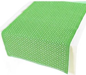 Forbyt Prostírání bavlněné Kostičky obdélník zelená 33 x 45 cm Barva: Zelená, Velikost: 33 x 45 cm