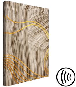 Obraz Zlaté vlny (1 panel) vertikální